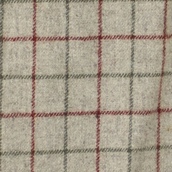 Woolrich Woolen Vintage Beige Plaid w/Green & Rust Button Lumberjack Shirt SZ XL - Picture 5 of 5